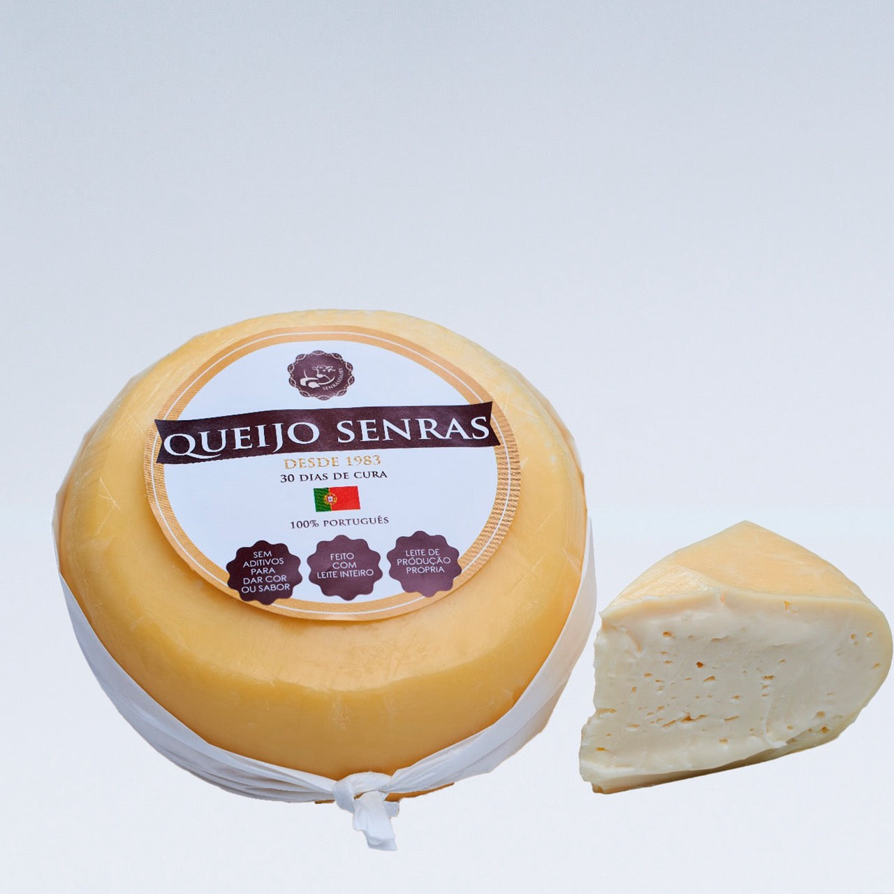 Queijo de Vaca Amanteigado 800g - Senras Dairy