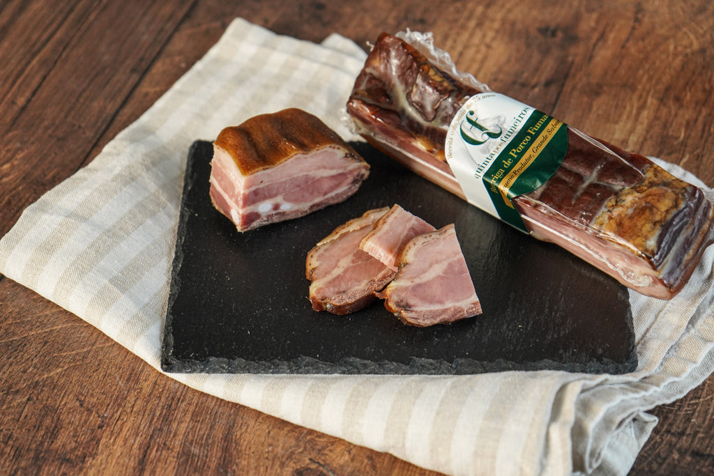 Barriga de Porco Fumada Fatiada 100g