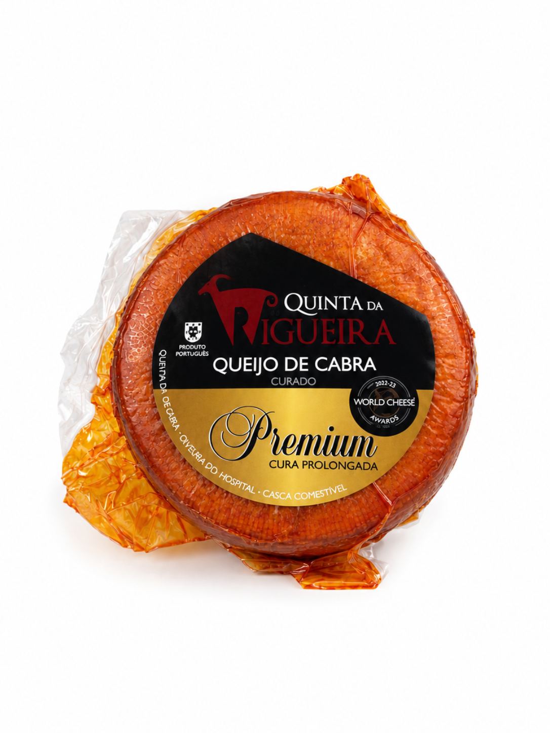 Queijo Curado de Cabra Premium 500g - Quinta da Rigueira