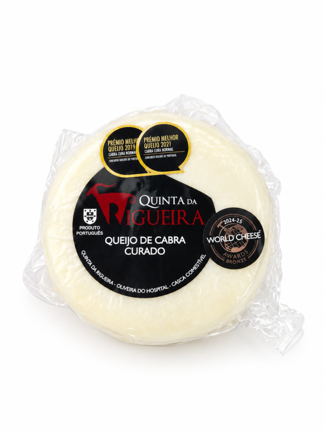 Queijo de Cabra Curado 500g - Quinta da Rigueira