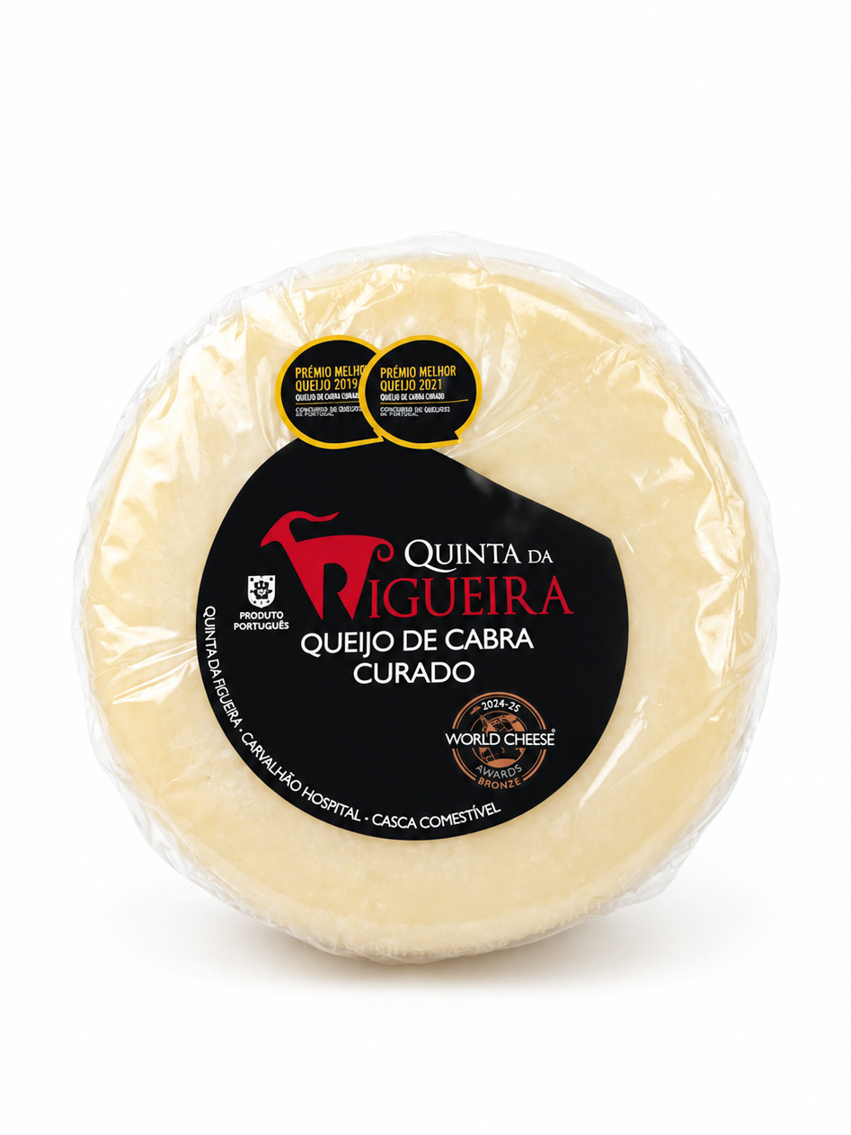 Queijo de Cabra Curado 1kg - Quinta da Rigueira