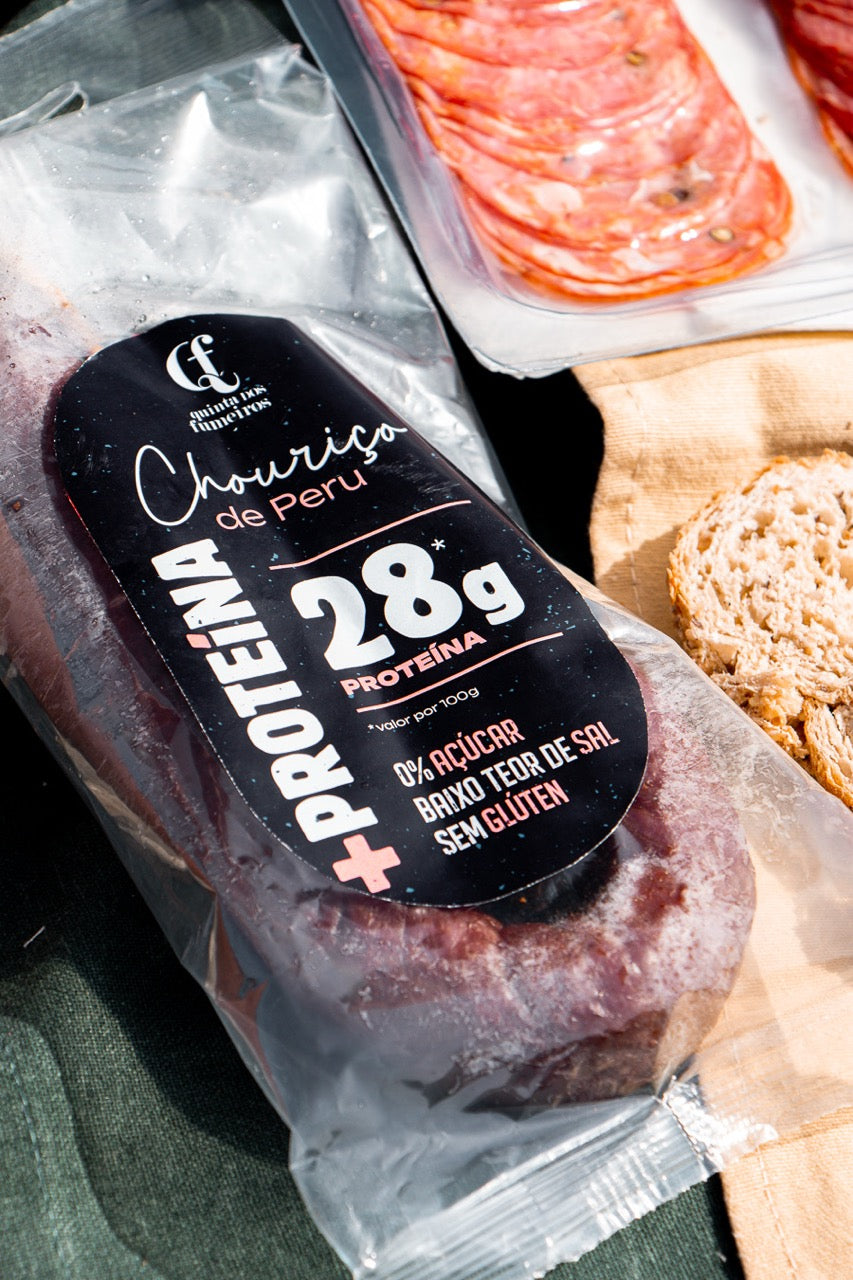 Chouriço de Peru 180g +PROTEINA