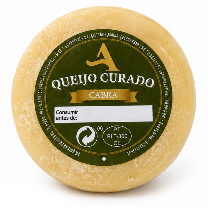 Mini Queijo Curado de Cabra 110g - Aromas4U