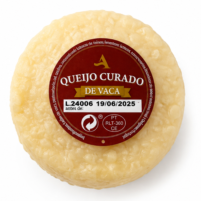 Mini Queijo Curado de Vaca 110g - Aromas4U