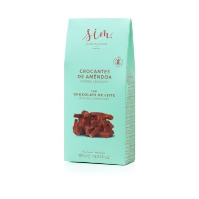 Crocantes de Amêndoa Chocolate de Leite 100g