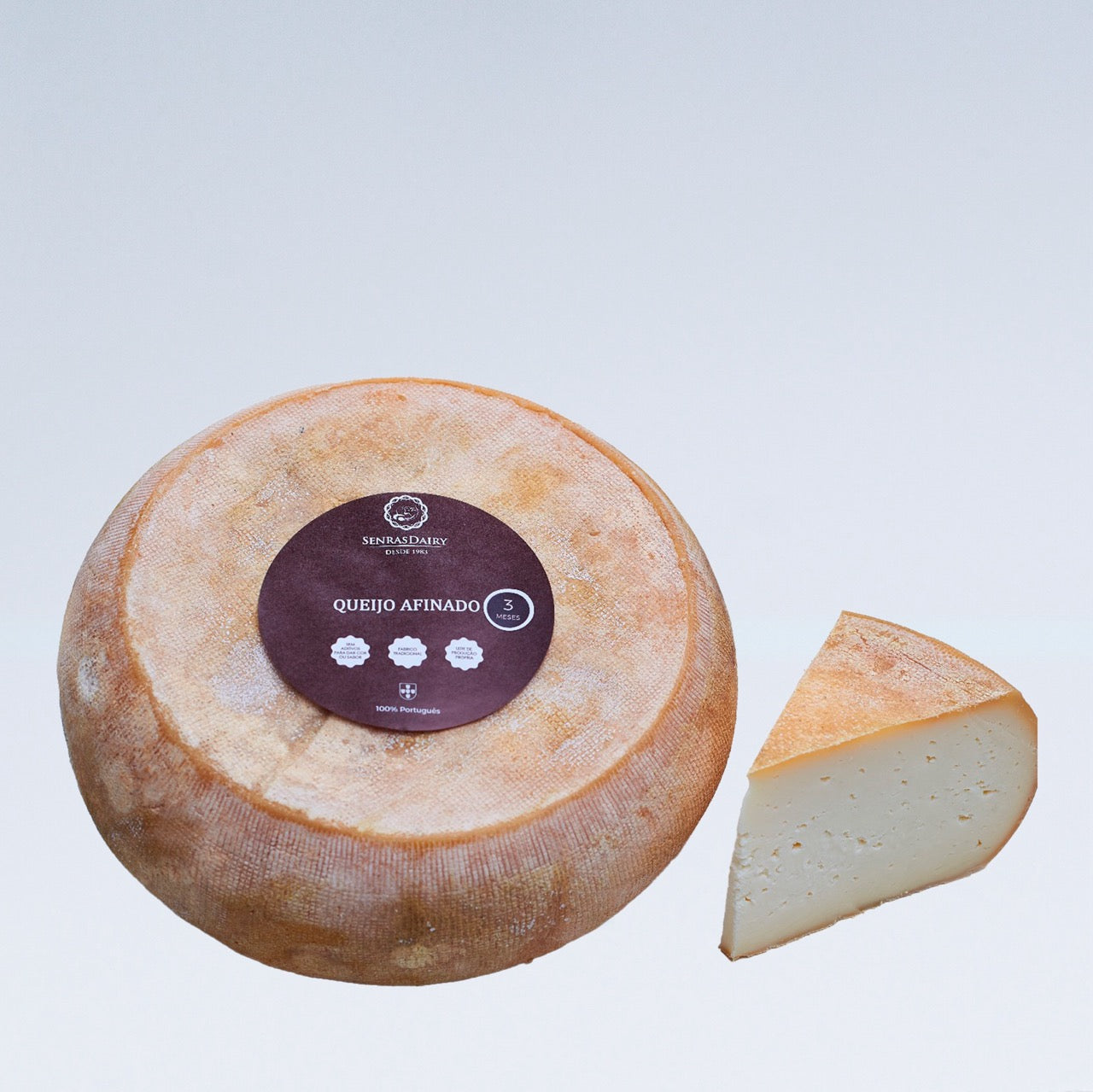 Queijo Afinado 3 Meses 800g - Senras Dairy